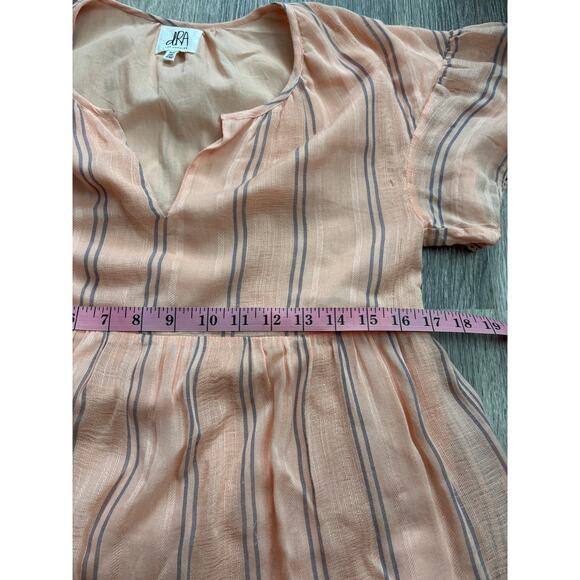 dRA Los Angeles Anthropologie Peach Babydoll Dress - Picture 9 of 10